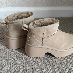 Women's Tan Suede Ankle Boots